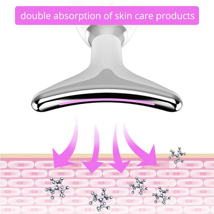 🔥Pugabyte EMS RED LIGHT therapy face neck lift wrinkle remover tighten massager